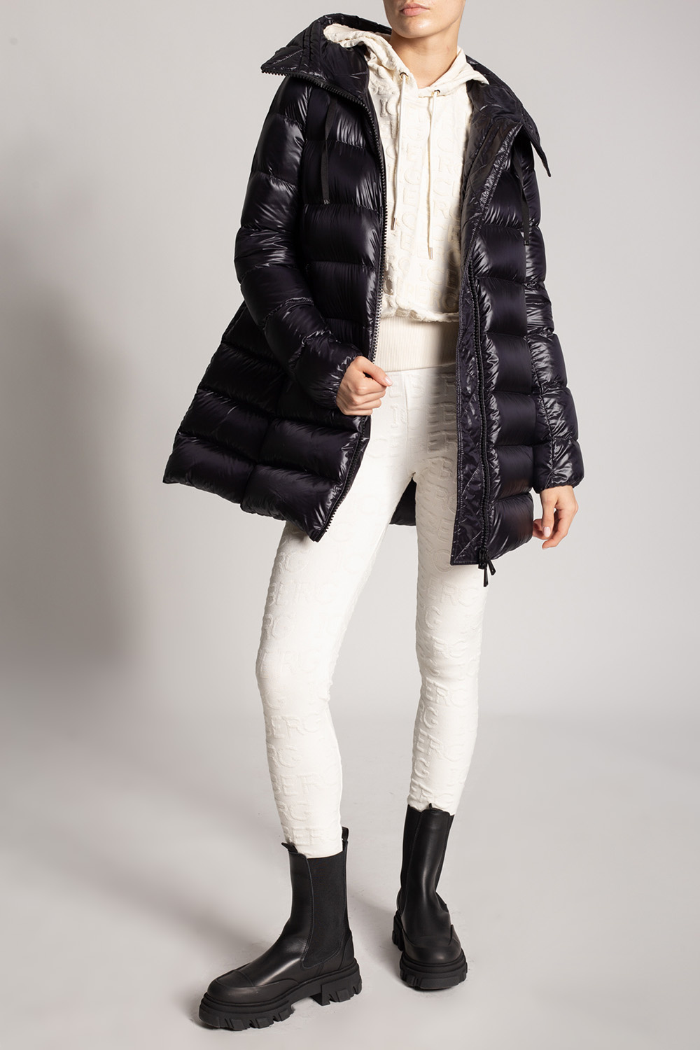 Moncler black down suyen cheap jacket